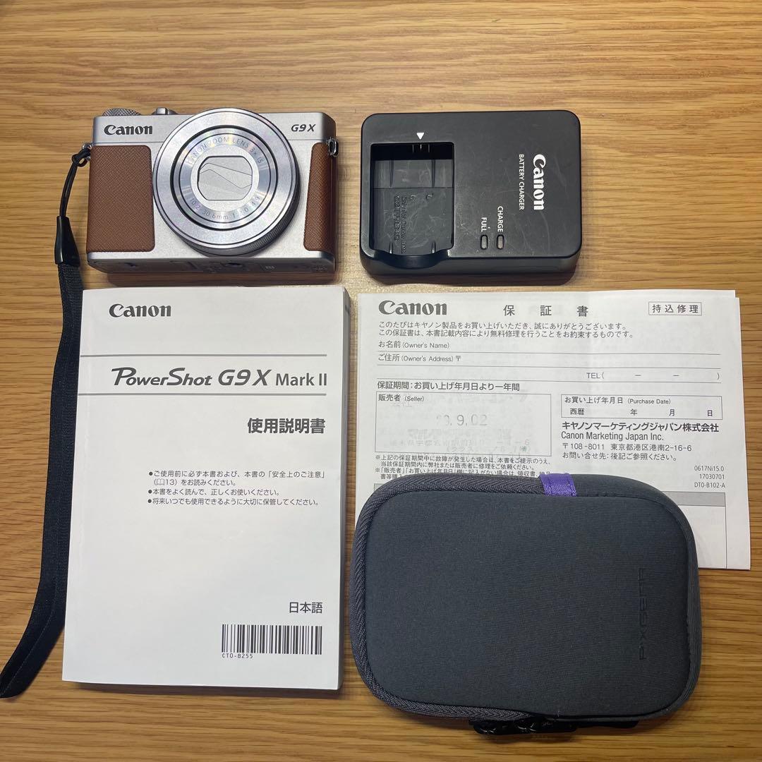 Canon PowerShot G9 X MarkII コンパクトデジタルカメラ