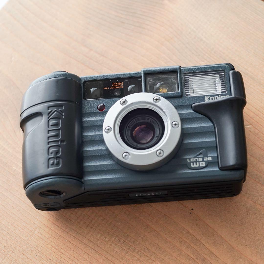 【撮影・OH済み】Konica 現場監督28WB コンパクトフィルムカメラ　K