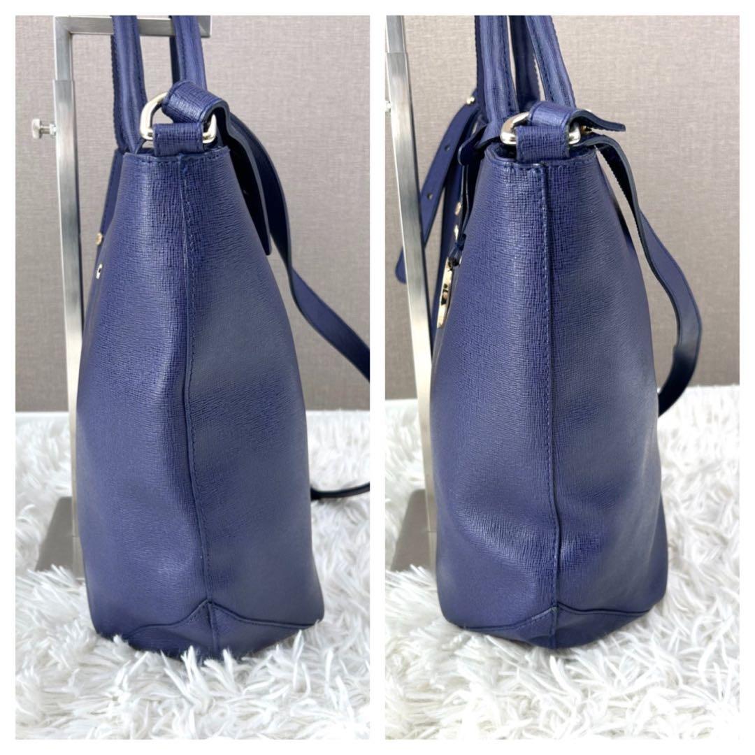 美品✨　FURLA アリッサ　ハンドバッグ　ショルダー　2way レザー　A4可