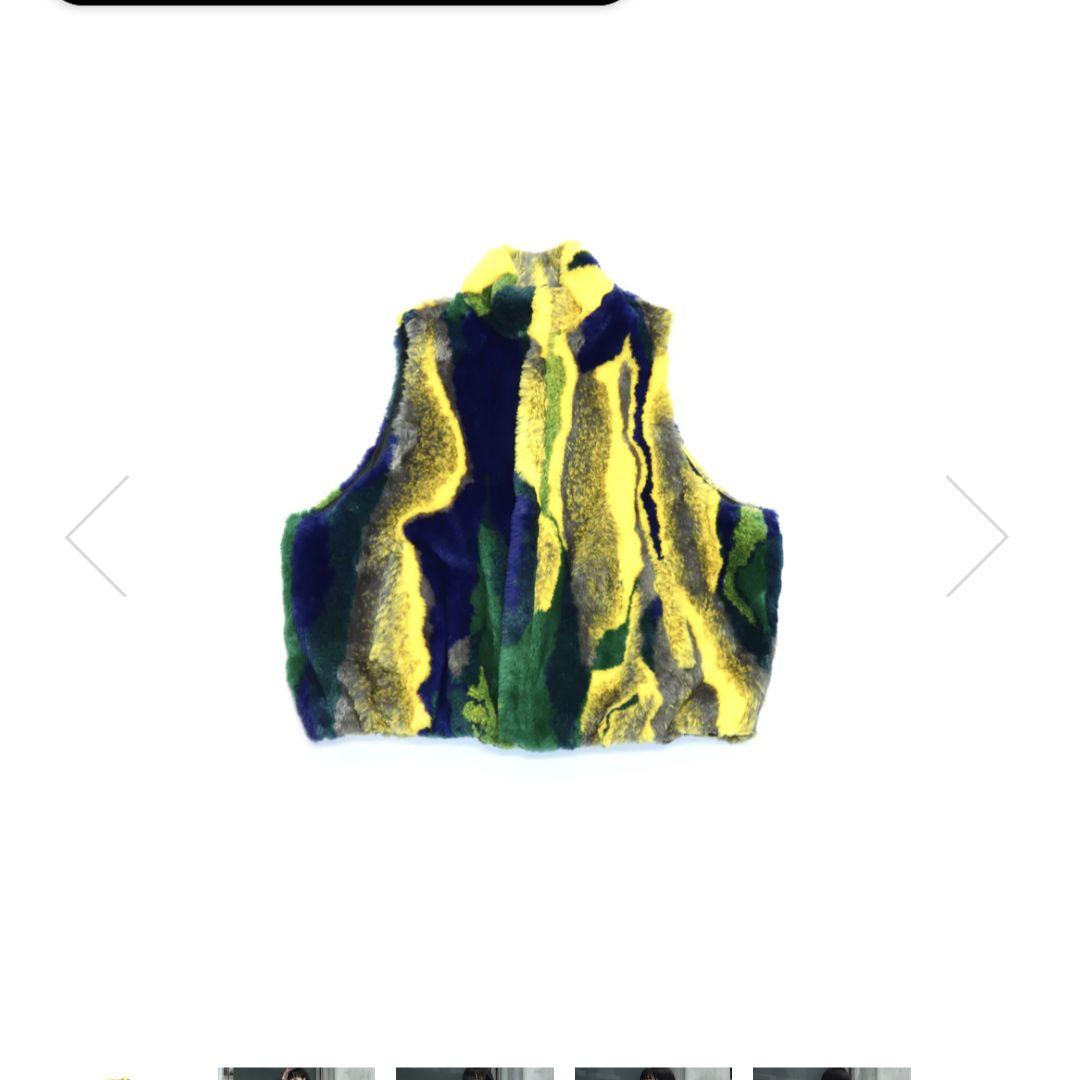 【完売品】【美品】BELPER 　べルパー　ジレ　ファーベスト