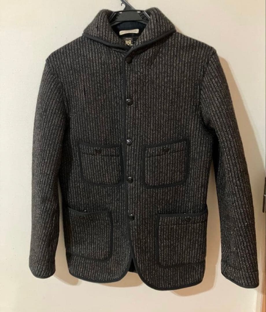 RRL リミテッドエディション ショールカラーブラウンズビーチ ジャケット Ｓ