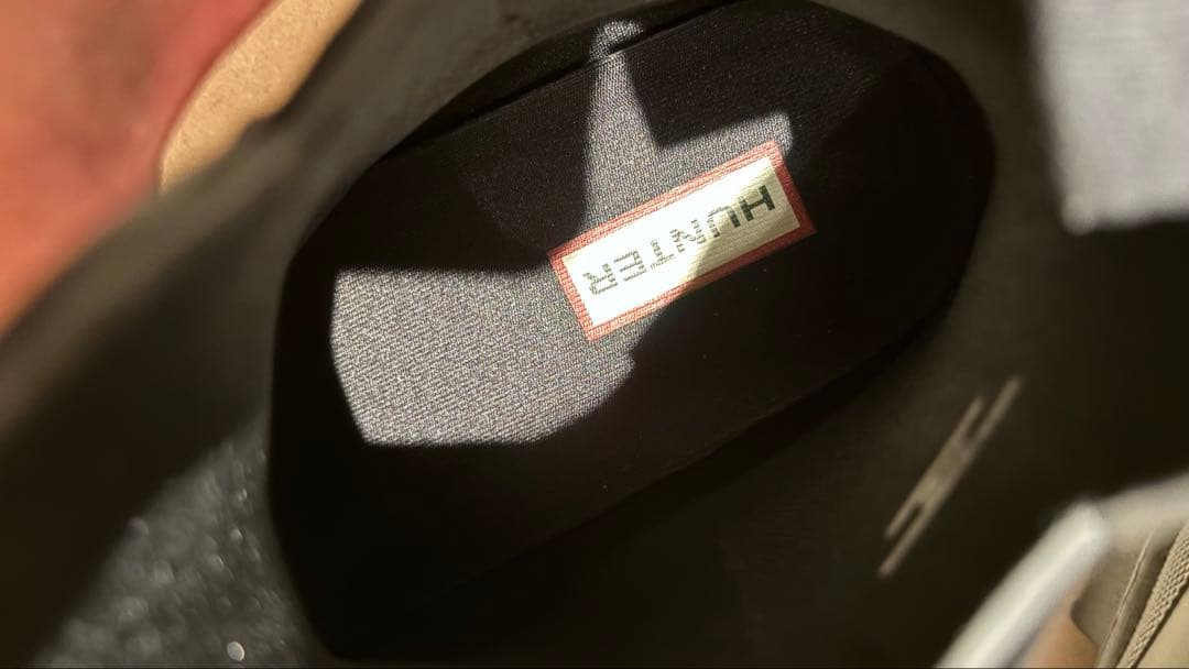 HUNTER 黒 レインブーツ