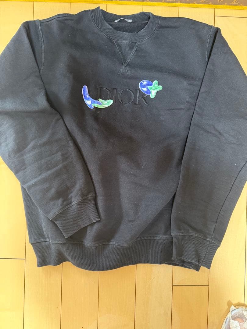 Dior ブラック スウェット　裏起毛　正規品