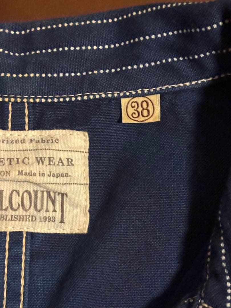 フルカウント FULLCOUNT ウォバッシュストライプ カバーオール