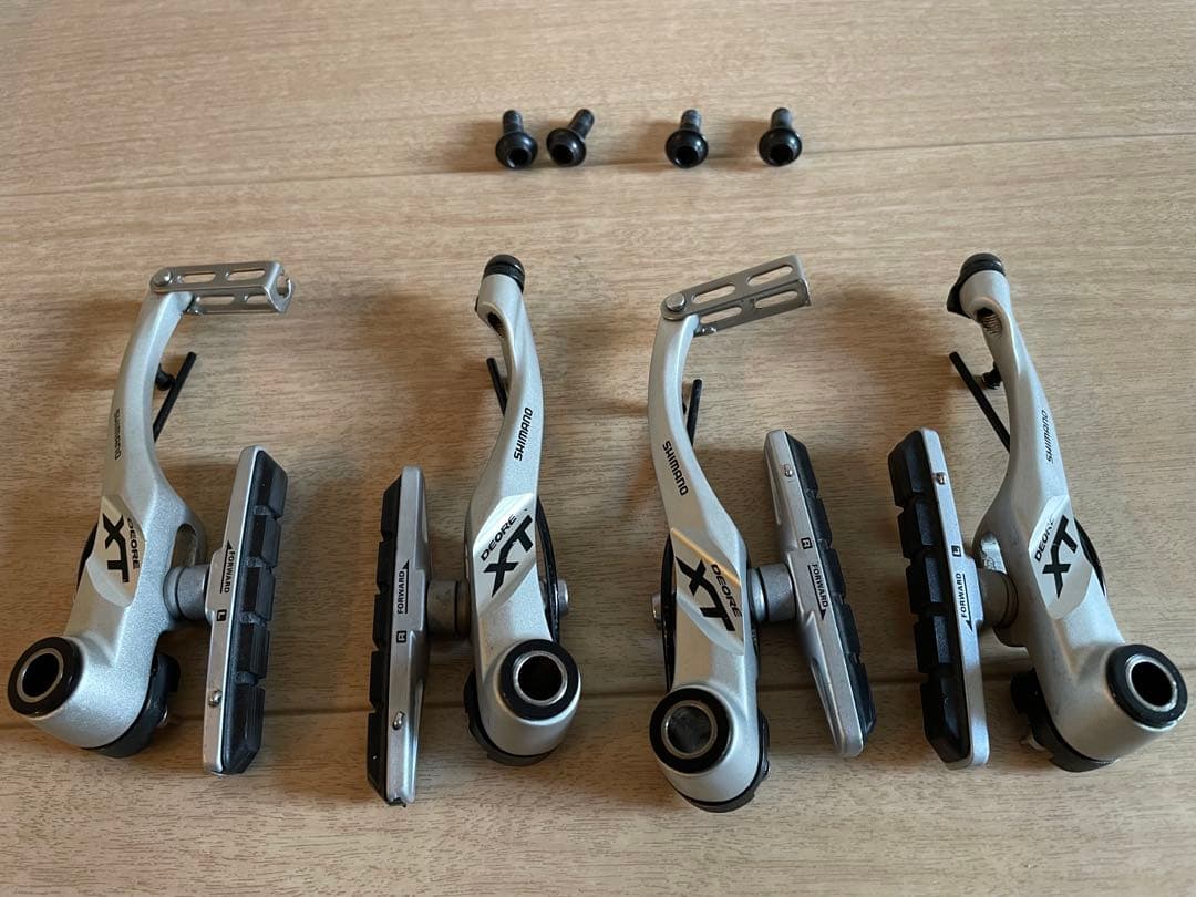 SHIMANO BR-T780 Vブレーキ Deore XT シルバー　1台分