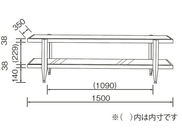 新品☆スタイリッシュなテレビボード/ローボード LV-99-150N 再値引き