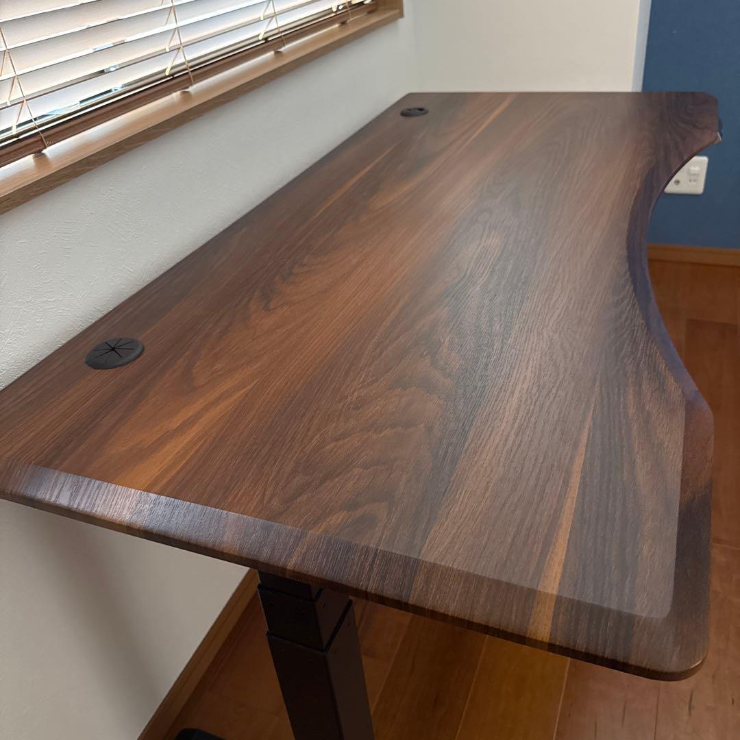 Flexispot 電動昇降デスク E7 カーブ型天板付き（140×70cm）