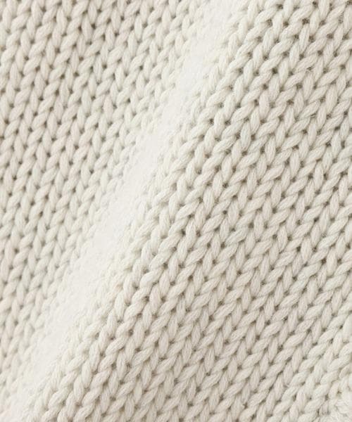 良品 ETRE TOKYO コットンパフクロップドカーディガン カシミヤ混