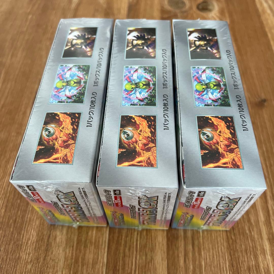 ポケモンカード　テラスタルフェスex シュリンク付きbox 3箱セット