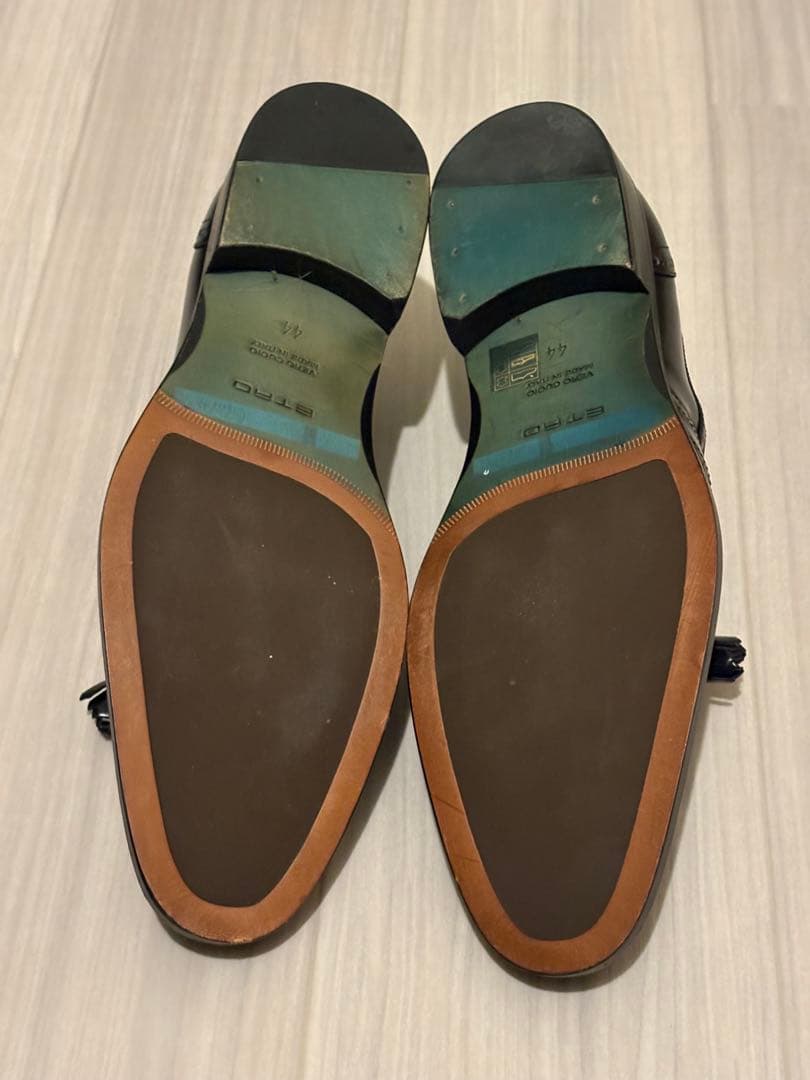 ETRO ブラックレザー メダリオンタッセルローファー サイズ44 値下げ対応⭕️