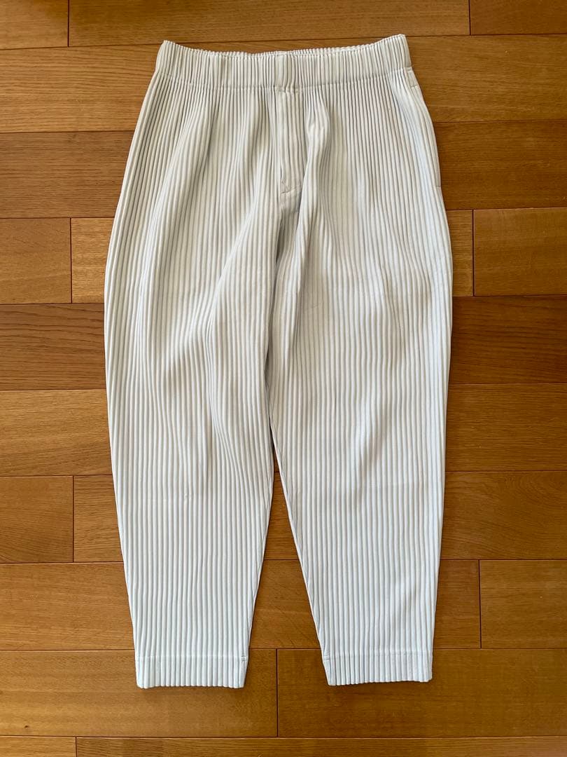 オムプリッセ　サルエルパンツ　オフホワイト