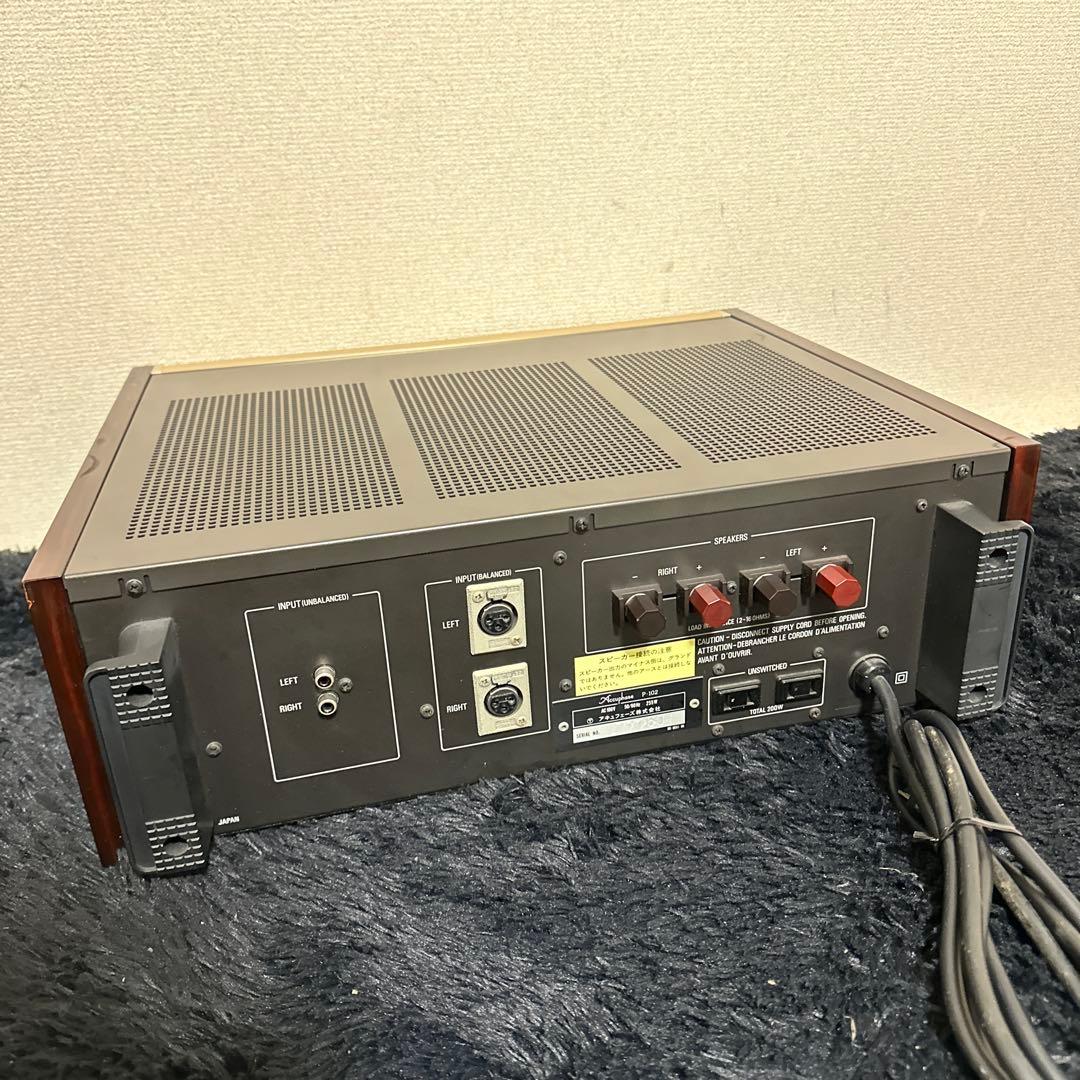 高級 Accuphase P-102 パワーアンプ 音響機器