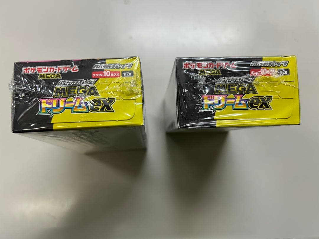【新品未開封品】ポケモンカードゲーム　メガドリームex 2BOX シュリンク付き