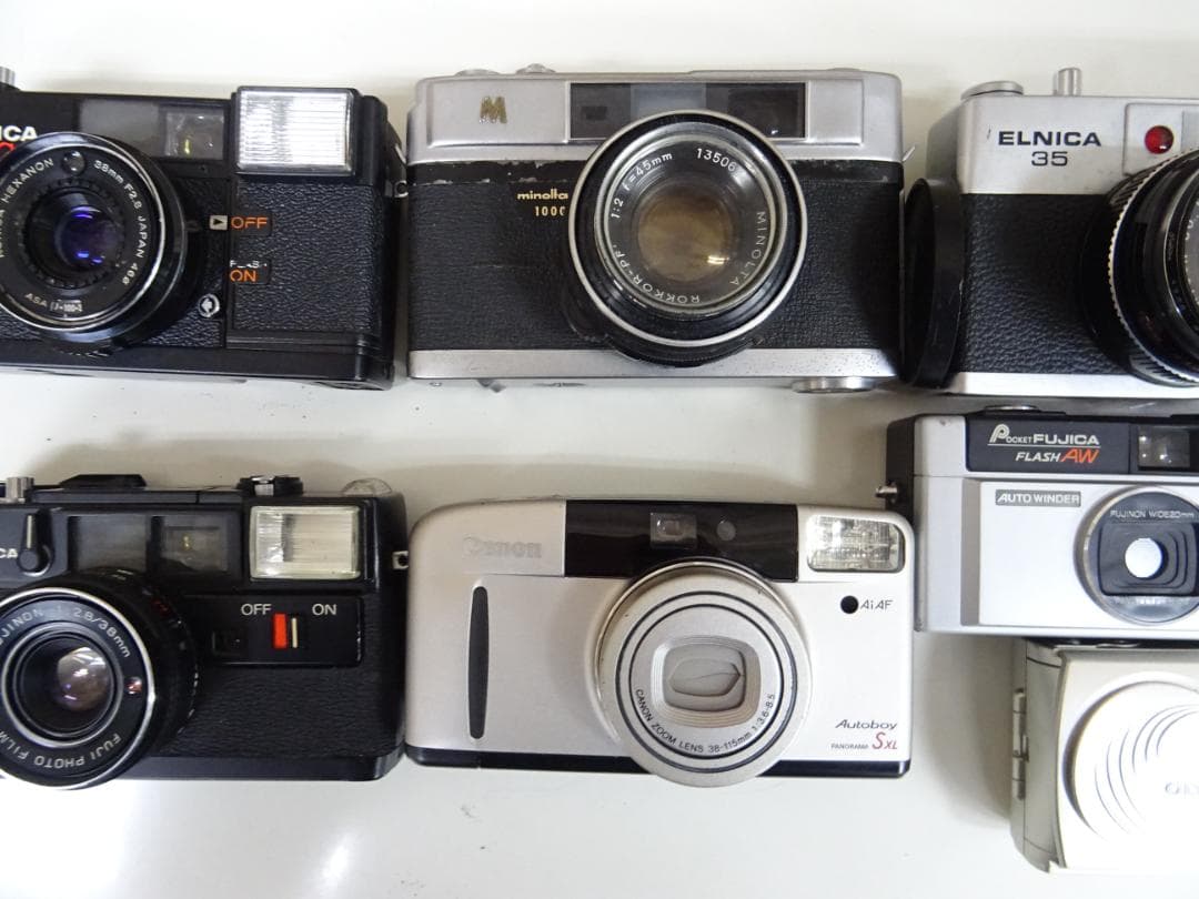 シ*読様 岡042 カメラ 7点 まとめ売り キャノン ミノルタ オリンパス コ