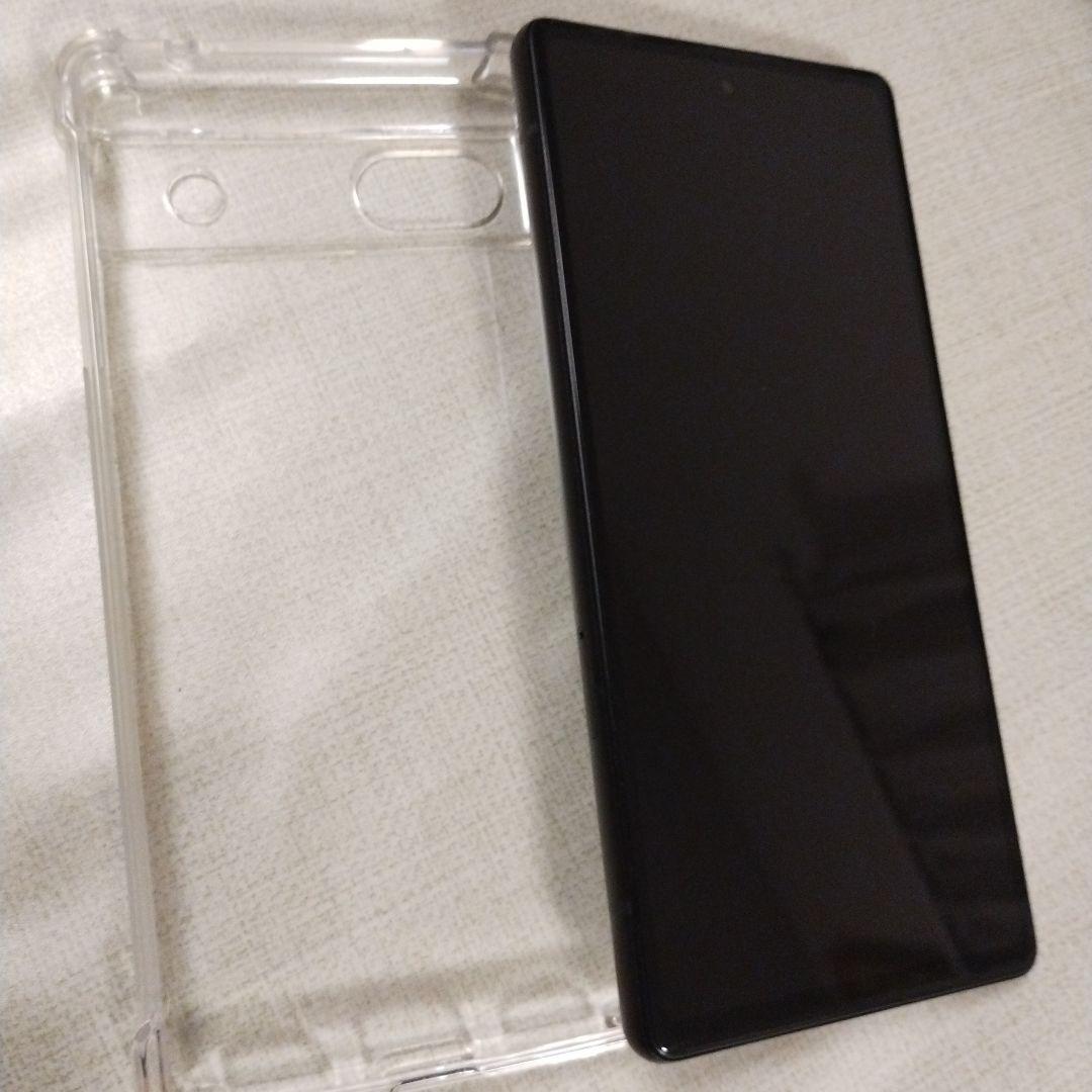 Google Pixel 6a 黒 クリアケース付き