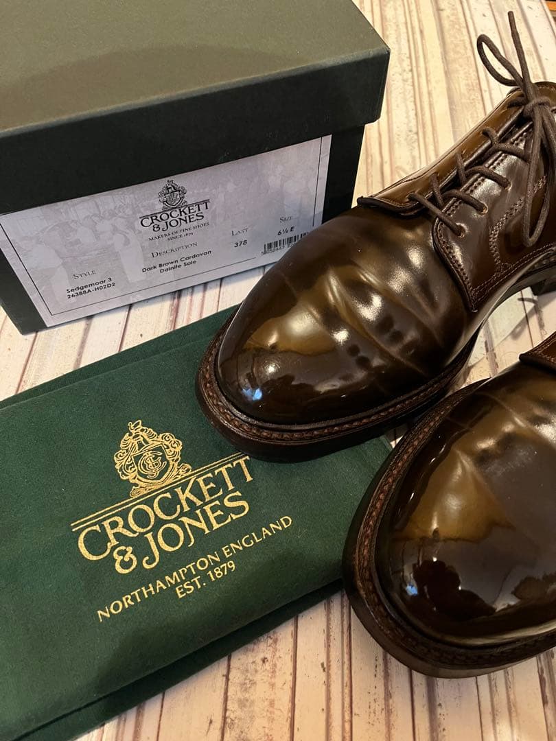 CROCKETT & JONES sedgemoor 6.5e コードバン