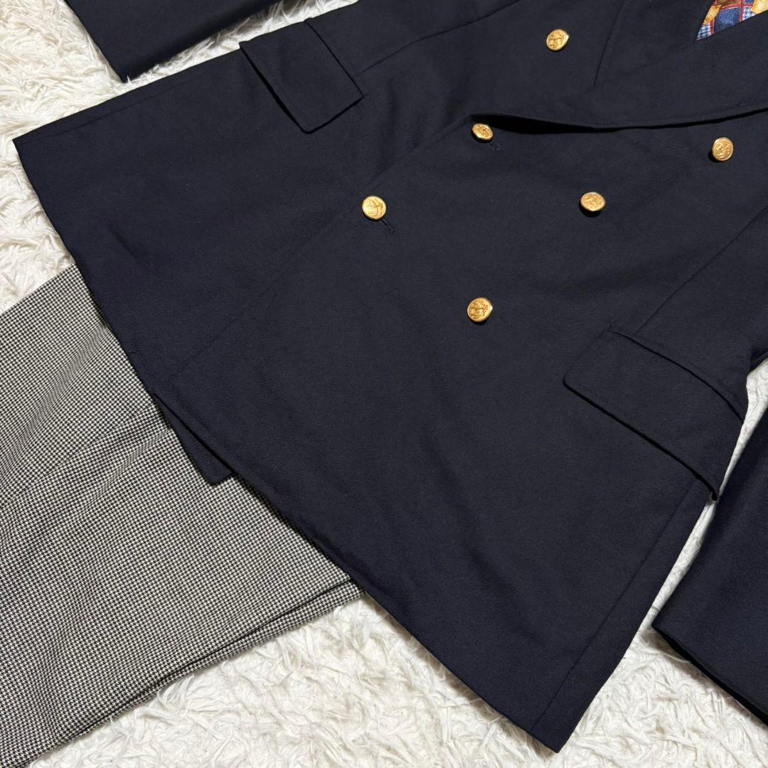 美品 ブルックス ブラザーズ スーツ セットアップ ダブル 金ボタン