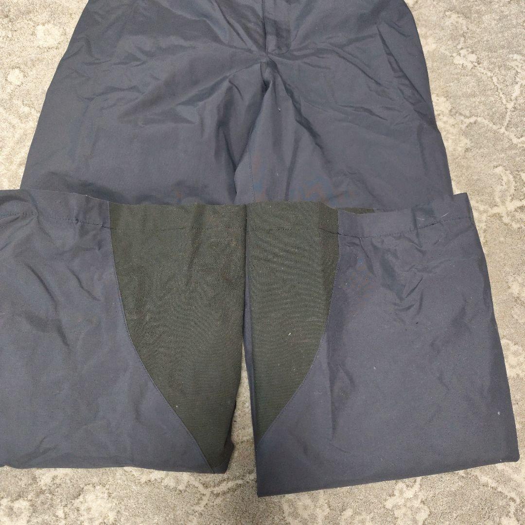 子供用 フード付きスキーウェア 青