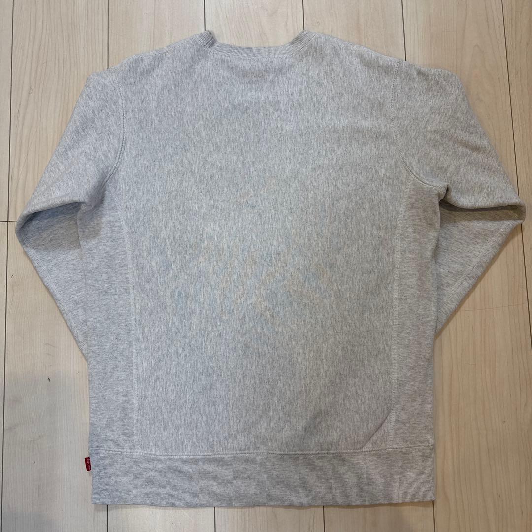Supreme ロゴスウェットトレーナー グレー Sサイズ