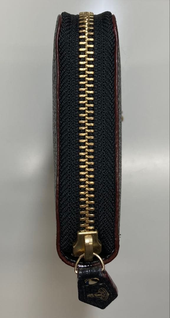 【Vivienne Westwood】長財布ブラック ラウンドジップビッグオーブ