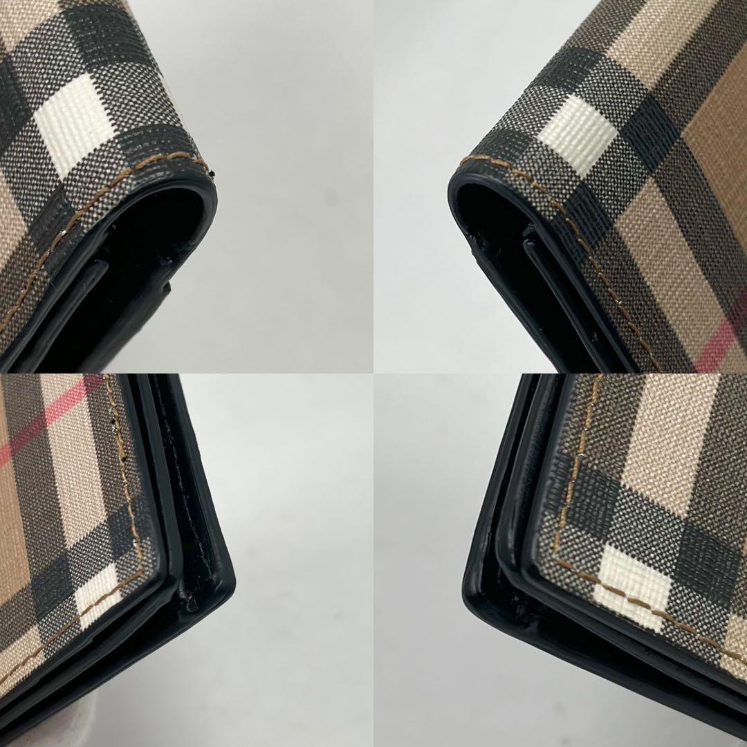 【極美品】バーバリー　名刺入れ　ノバチェック　希少　カードケース　定価3.3万