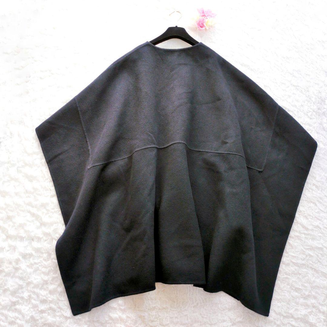 Whim Gazette　カシミヤリバーポンチョ　定価13万