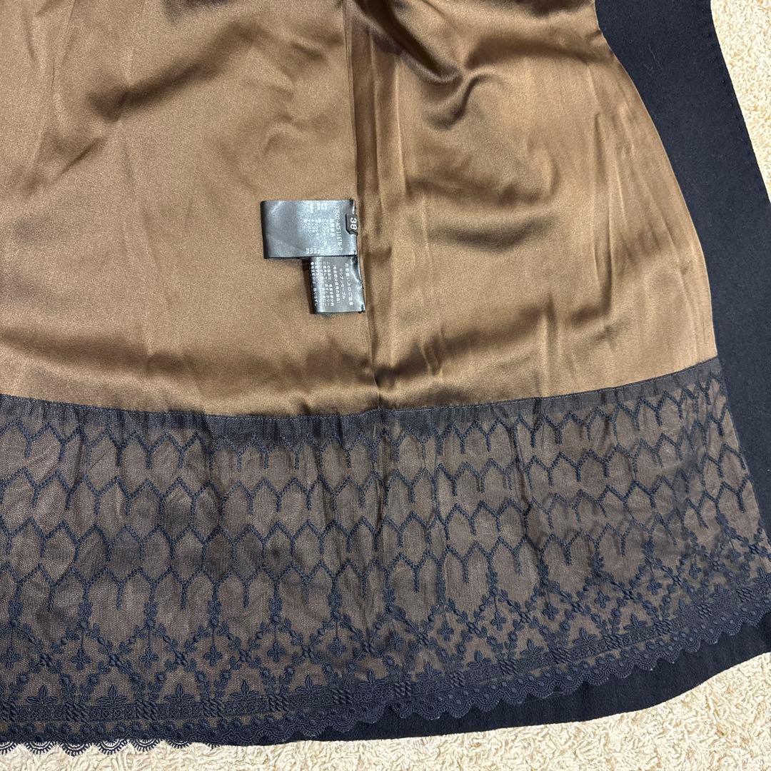 ⭐︎美品FOXEY⭐︎ファー付きカシミヤコート