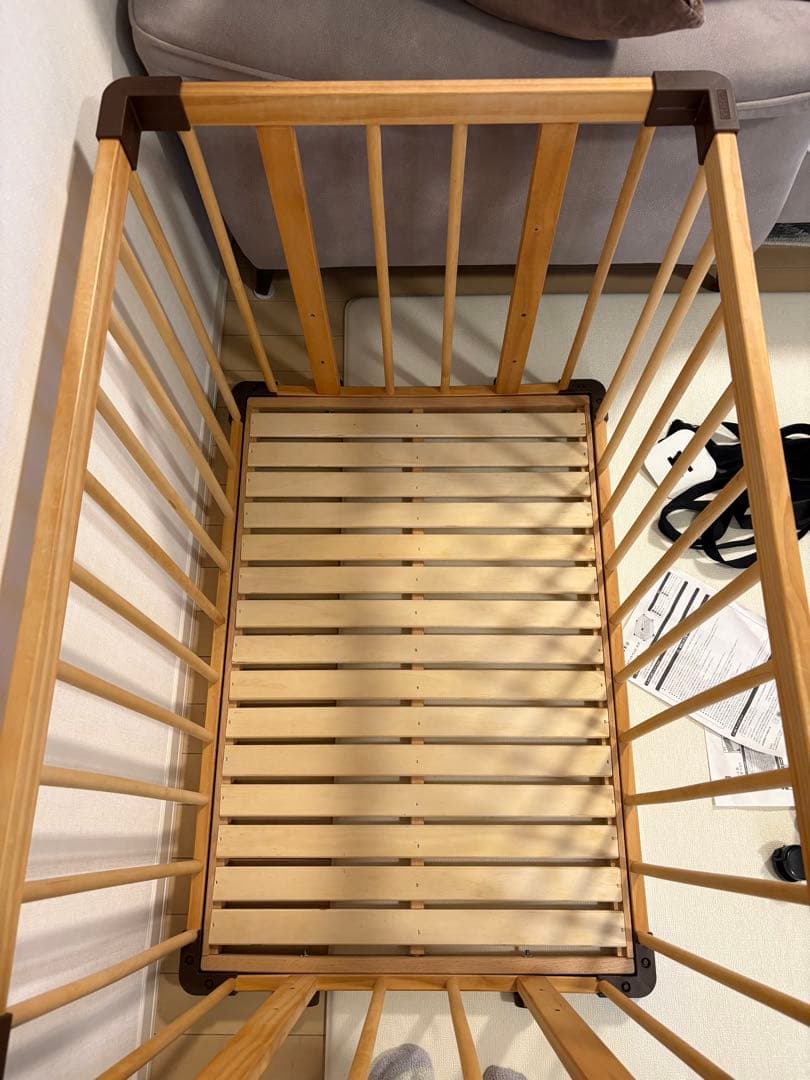 【ファルスカ】ベビーベッド　ミニジョイントベッドネオ