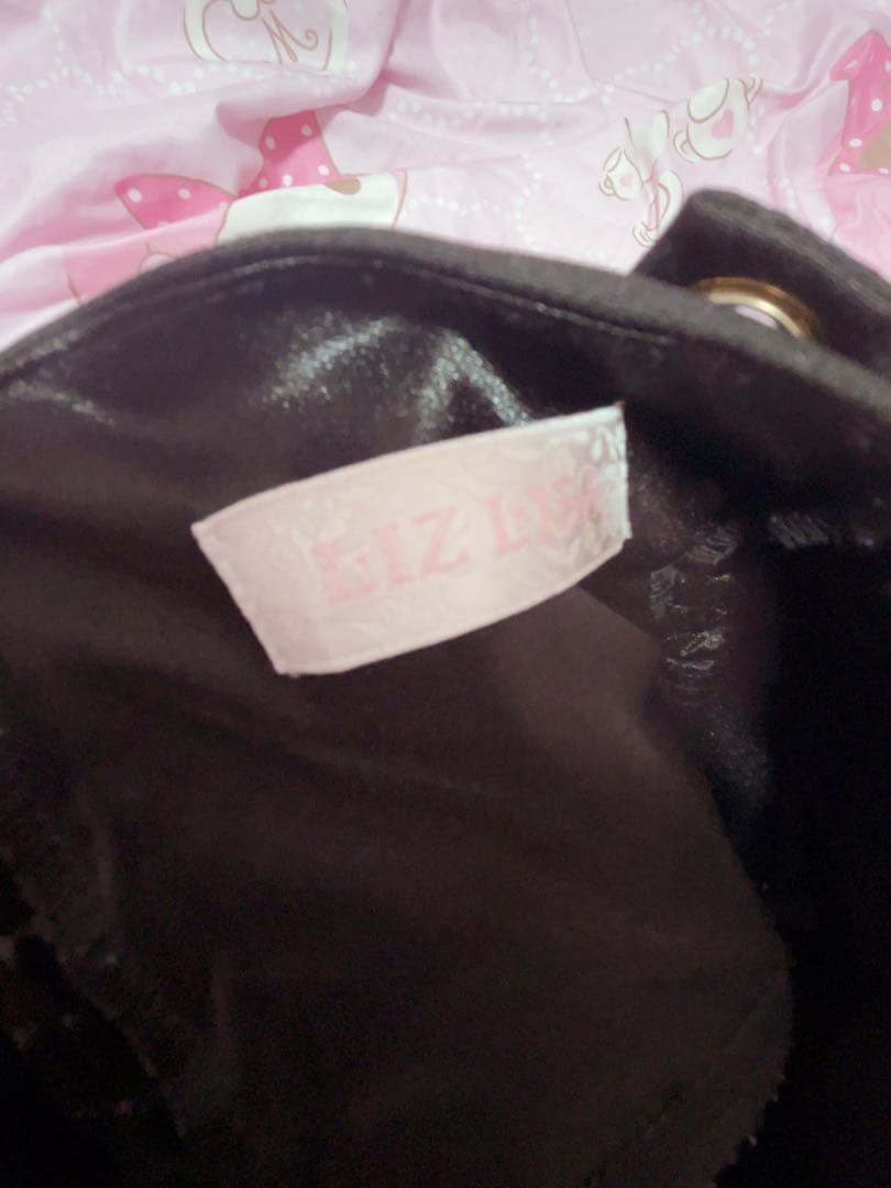 ♡ LIZ LISA 2連リボンベルトスカパン　ブラック ♡