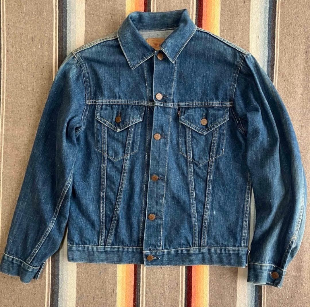 U*W様 極東リーバイスLevi's デニムジャケットBIG E イェローステッ