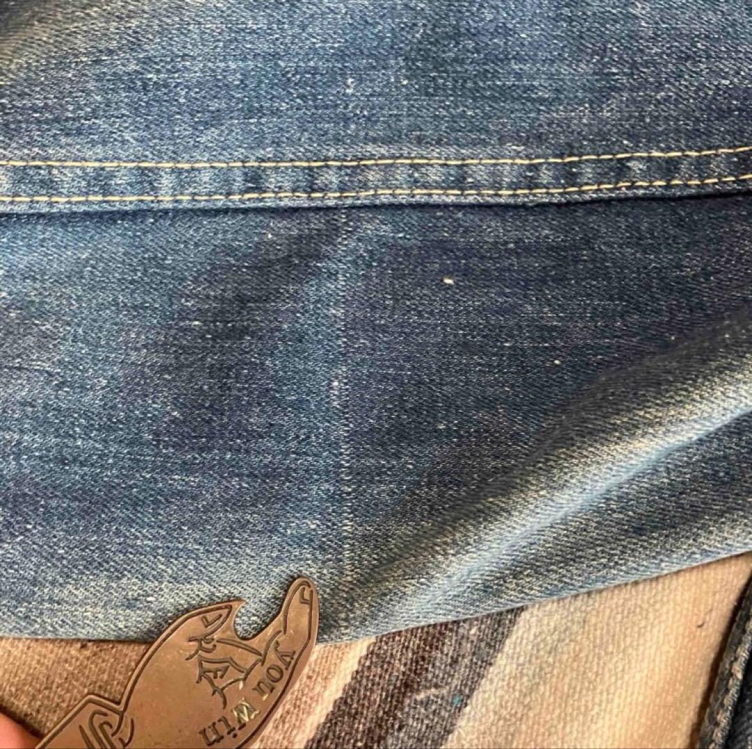 U*W様 極東リーバイスLevi's デニムジャケットBIG E イェローステッ
