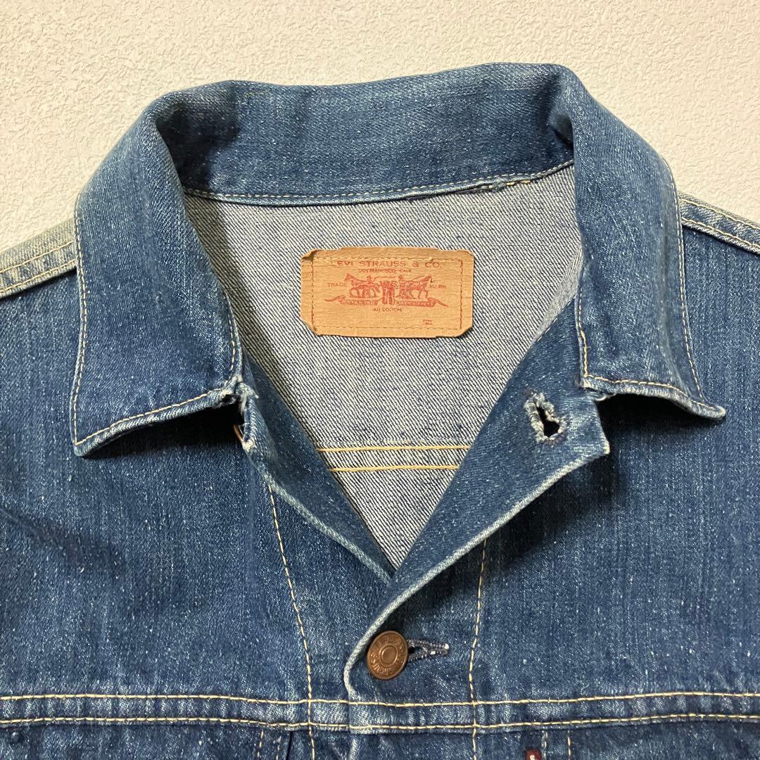 U*W様 極東リーバイスLevi's デニムジャケットBIG E イェローステッ