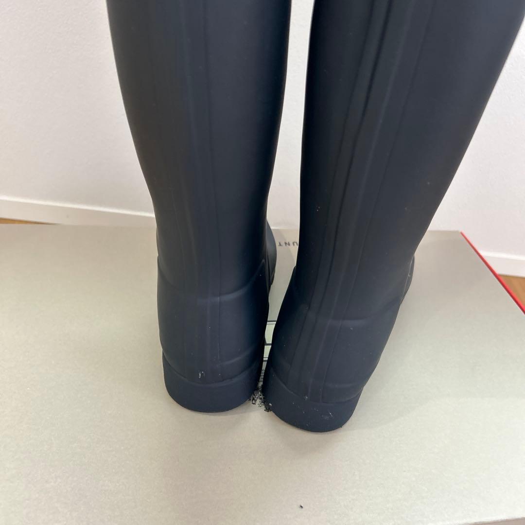 新品未使用HUNTER ネイビー長靴　24センチ