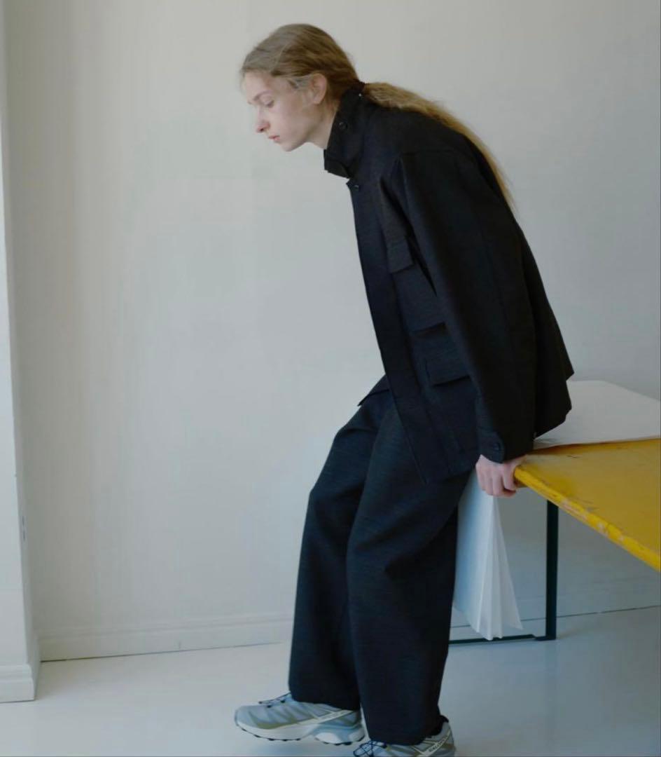 marka BDU ジャケット ブラック サイズ2 ウール ポリエステル