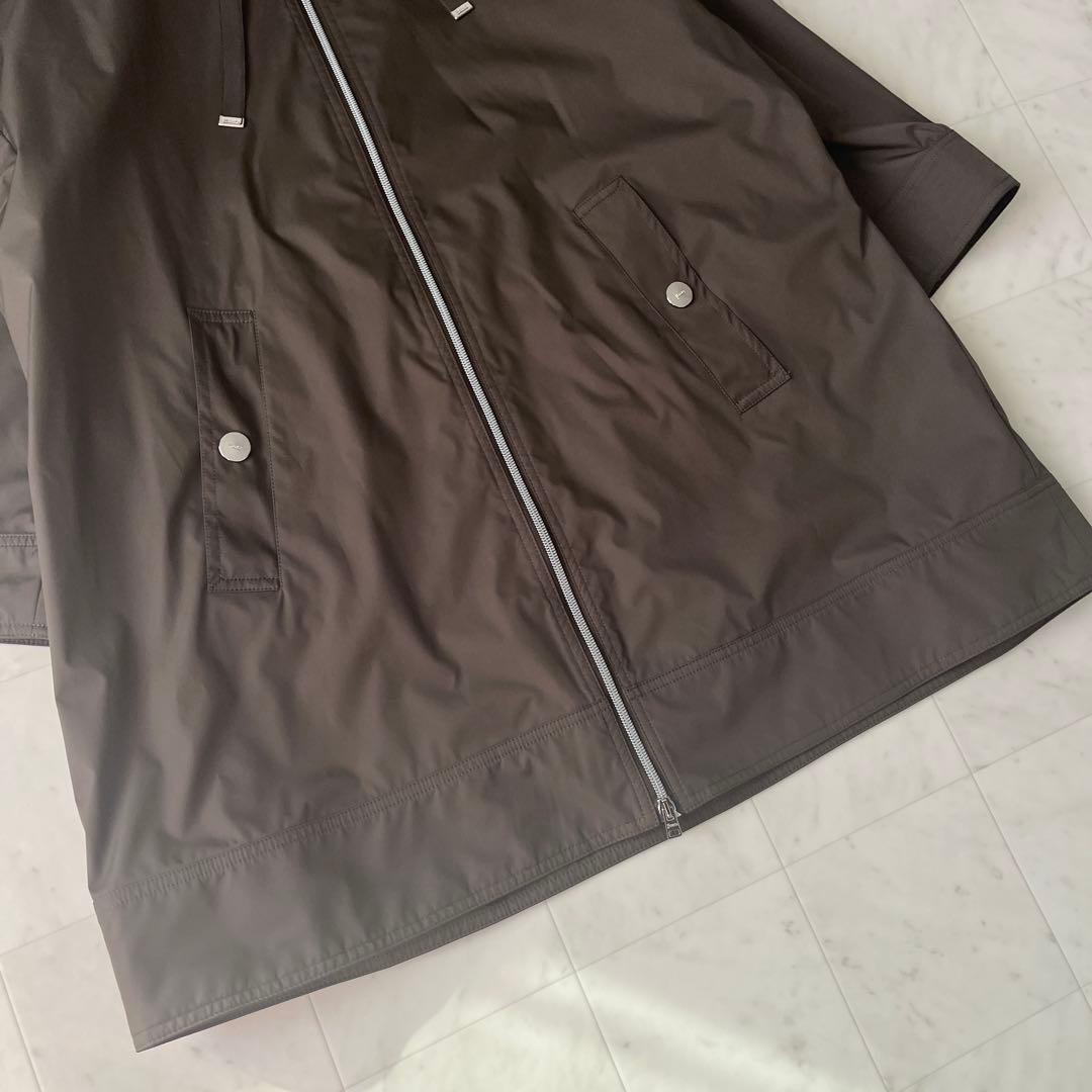 未使用美品♡ヘルノ ナイロンコート モッズコート ロング フード カーキ 46