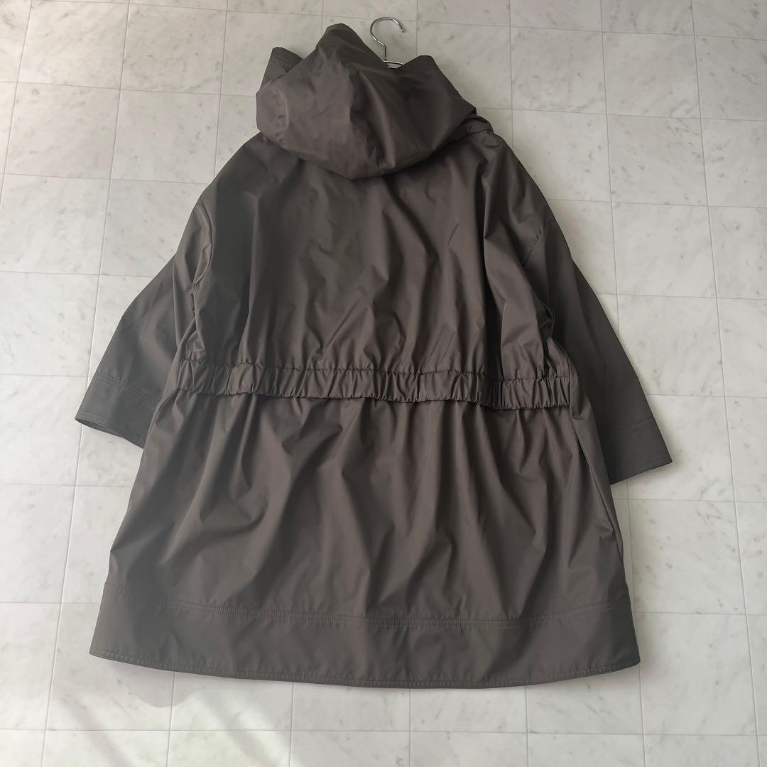 未使用美品♡ヘルノ ナイロンコート モッズコート ロング フード カーキ 46