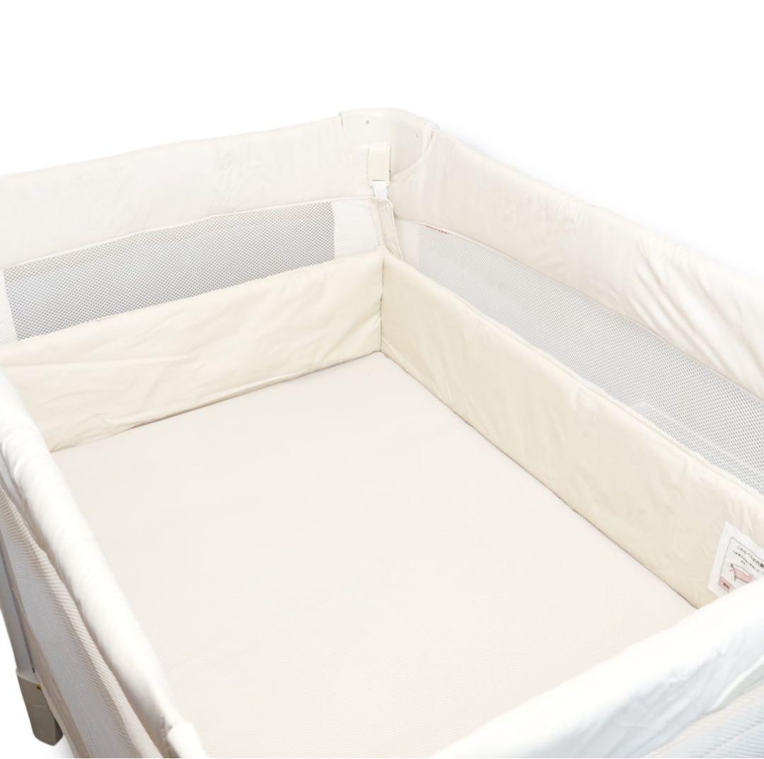 【超美品】Aprica／COCONEL AIR ココネルエアー ホワイトベージュ