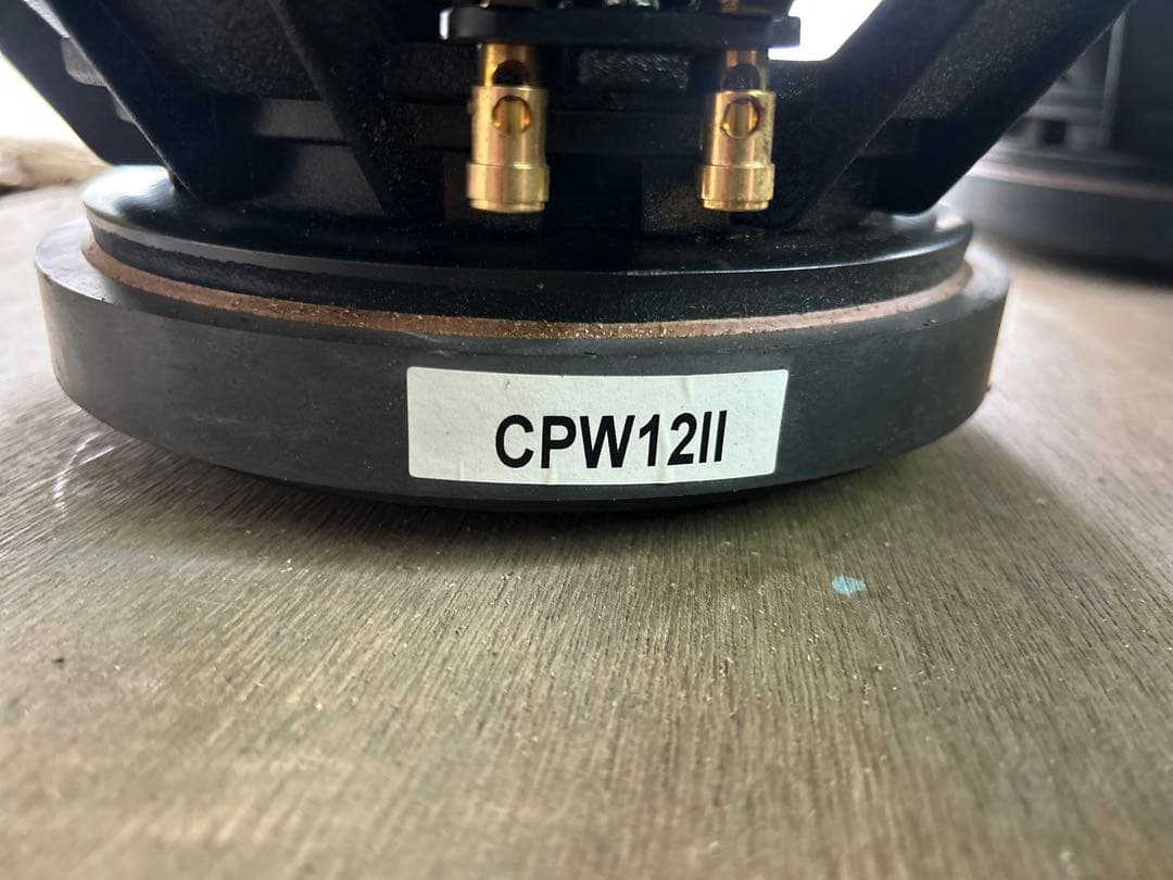 外向き　クラプロ　CPW12II スピーカー 3個セット