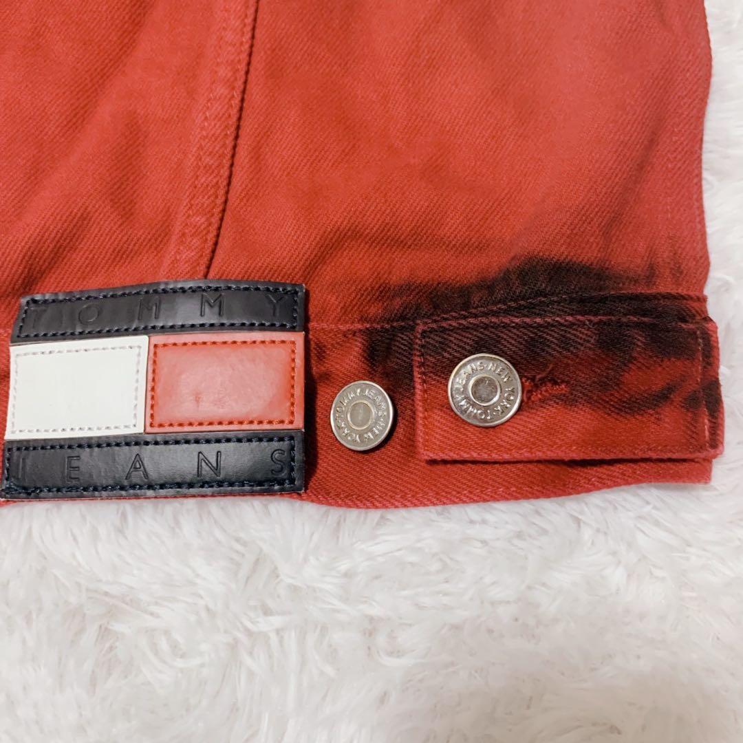 トミーヒルフィガー ガーメントダイ デニム トラッカージャケット Mサイズ