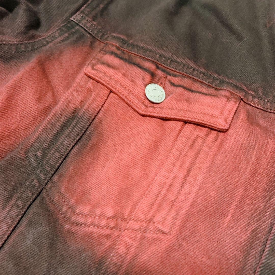 トミーヒルフィガー ガーメントダイ デニム トラッカージャケット Mサイズ