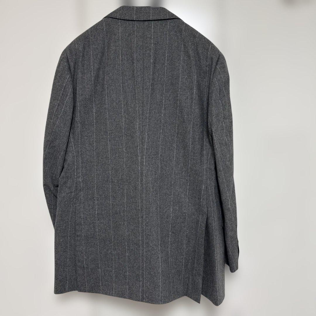 美品　brilla per il gustグレー ストライプ ビジネススーツ
