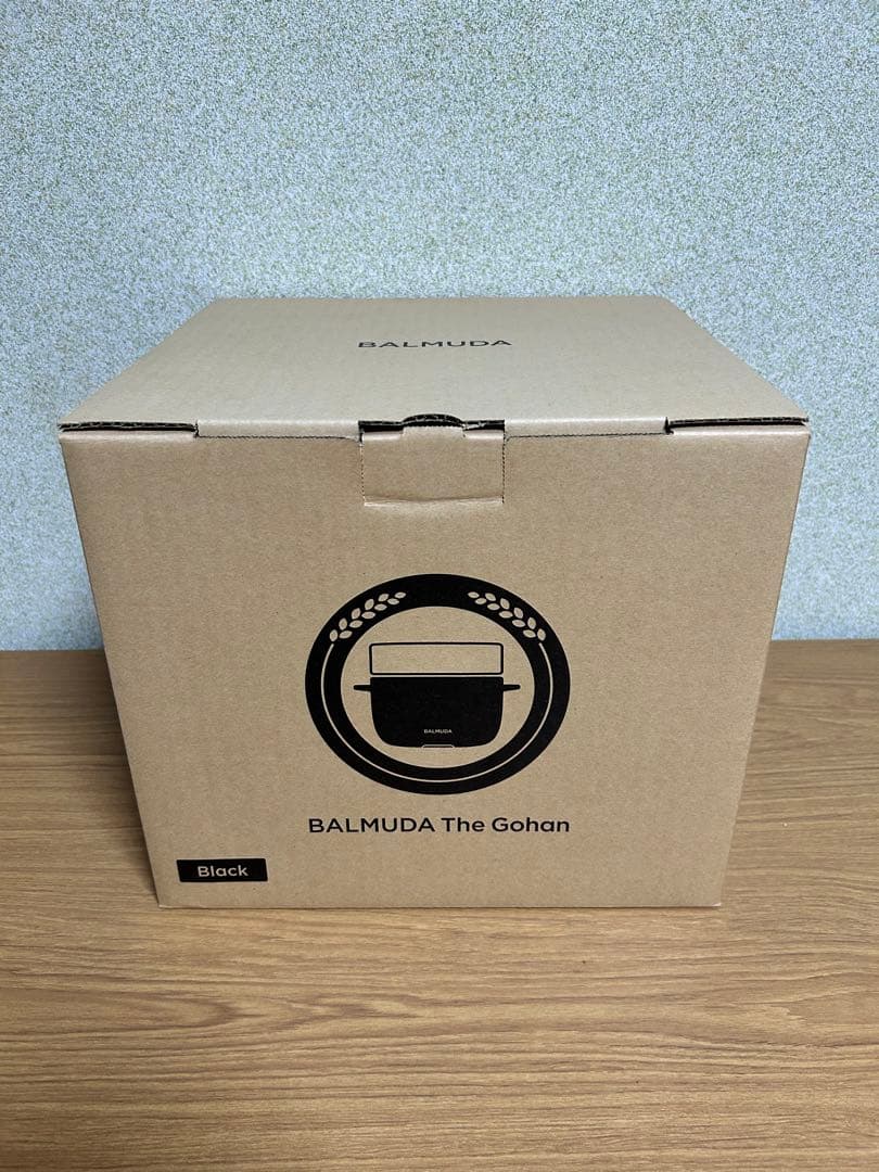 バルミューダ　電気炊飯器　 3合炊き K03A-BK ブラック