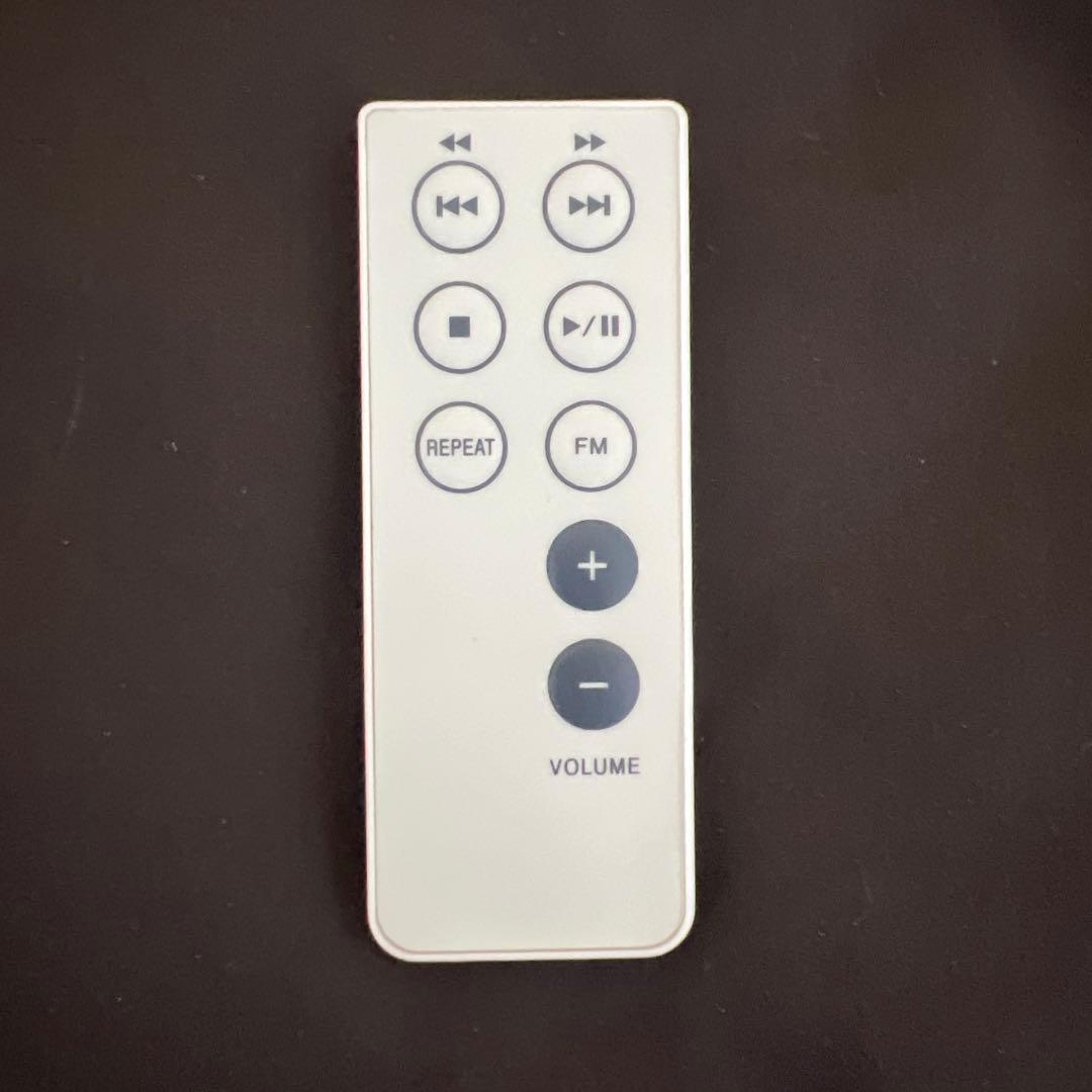 【新品同様】無印良品 壁掛式 ＣＤプレーヤー スピーカー ラジオ 動作確認OK