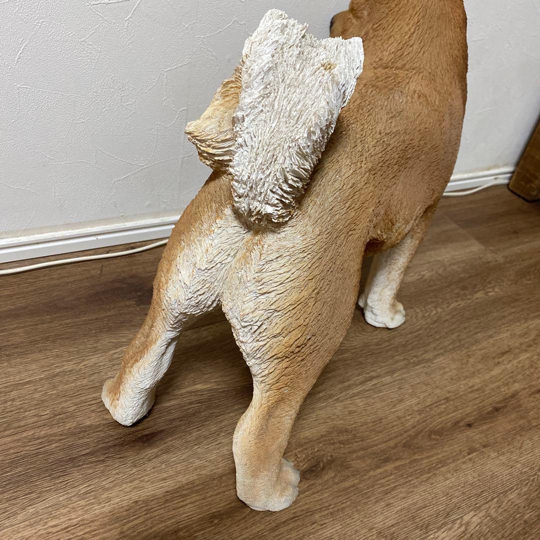 柴犬　置物　大きいサイズ　玄関　オブジェ