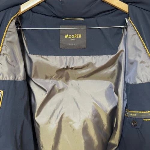 カ*ル様 MooRER ムーレー GORNER-KN ダウンジャケット ネイビー