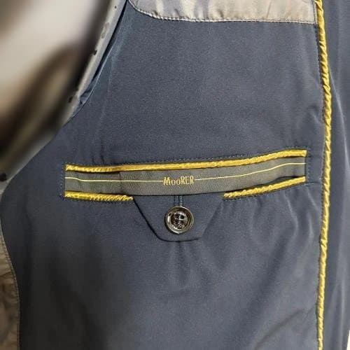 カ*ル様 MooRER ムーレー GORNER-KN ダウンジャケット ネイビー