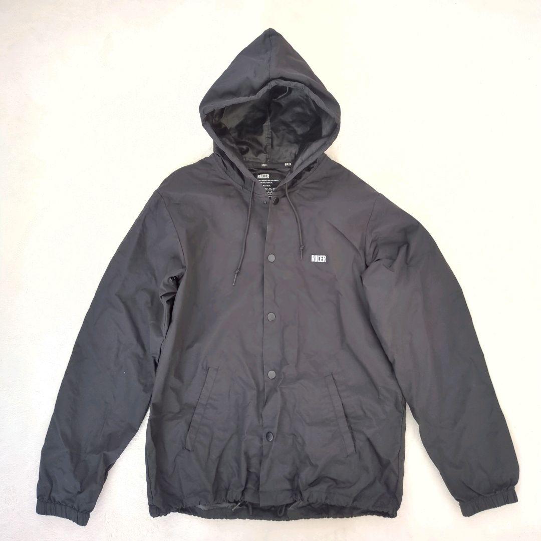 良品 RULER コーチジャケット フーディー バックプリント