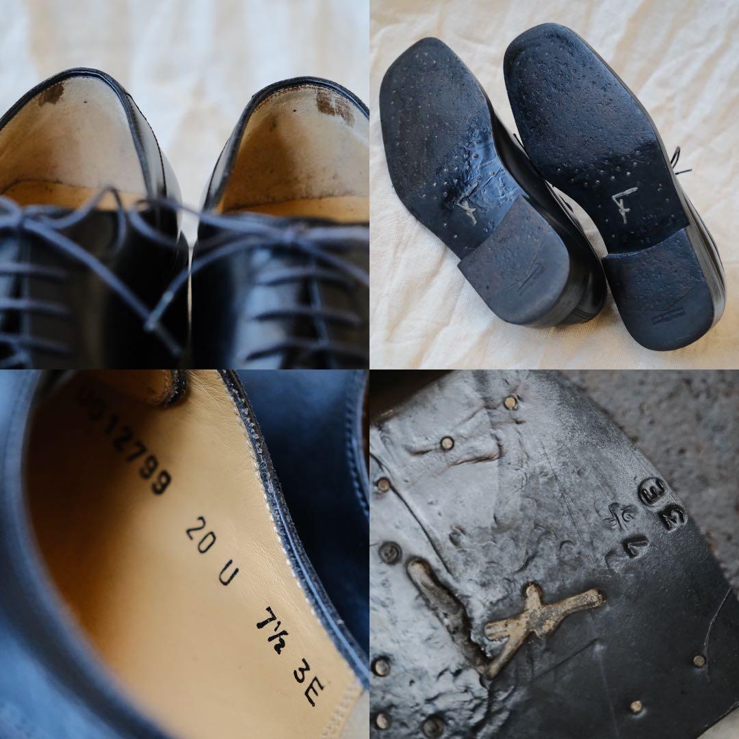 Salvatore FerragamoスクエアプレーントゥSTANFORD黒75