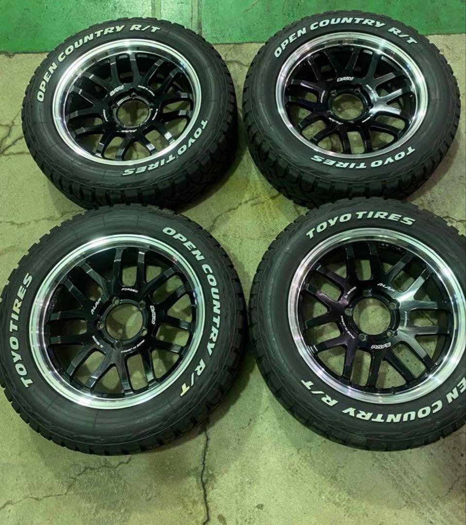 ジムニーシエラ•RAYS A・LAP-07X 18インチオープンカントリーセット