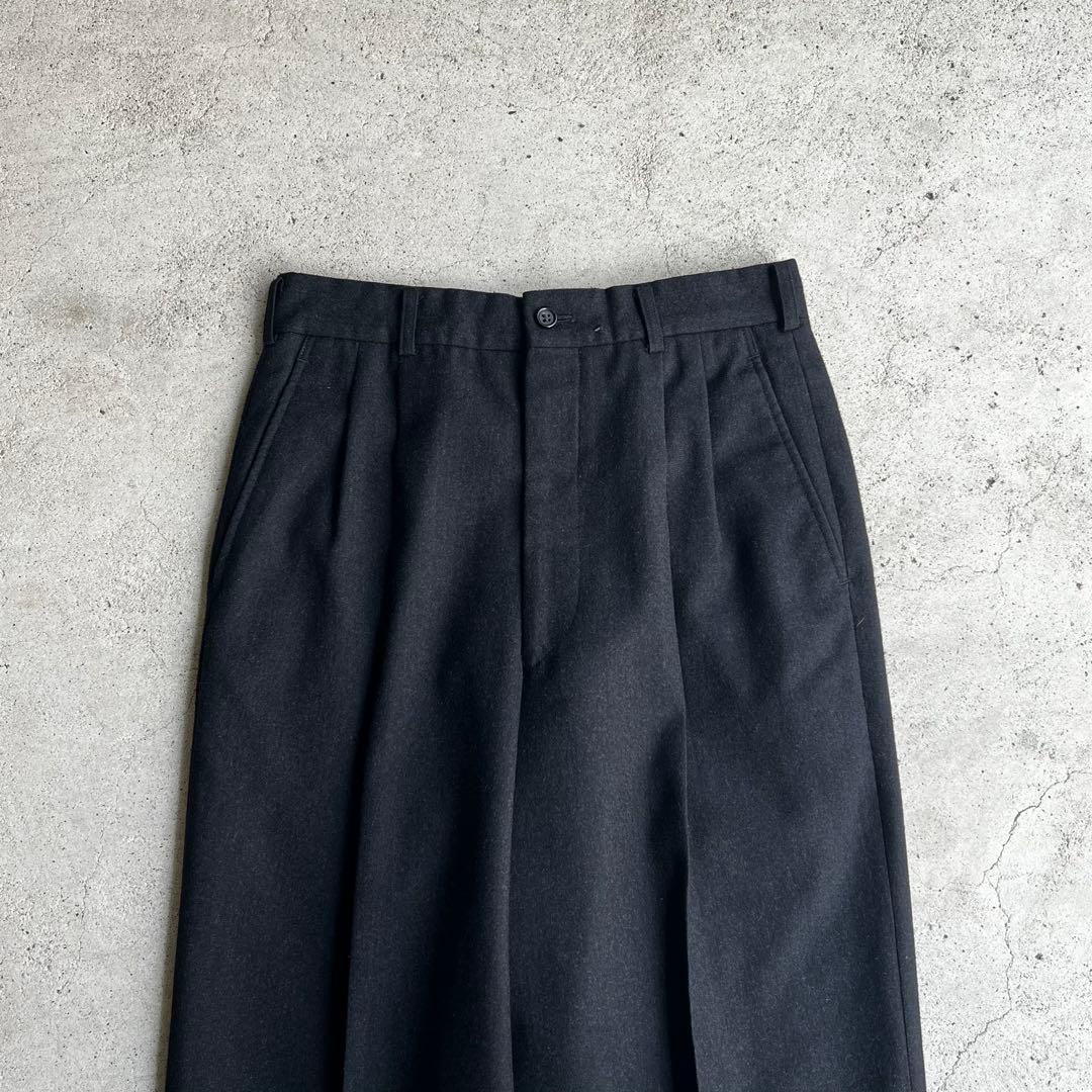 90's コムデギャルソンオム 田中オム ウールスラックス ブラック